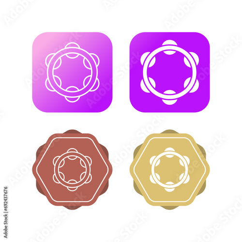 Tambourine Vector Icon