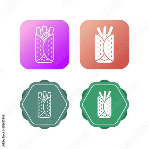 Fajita Vector Icon