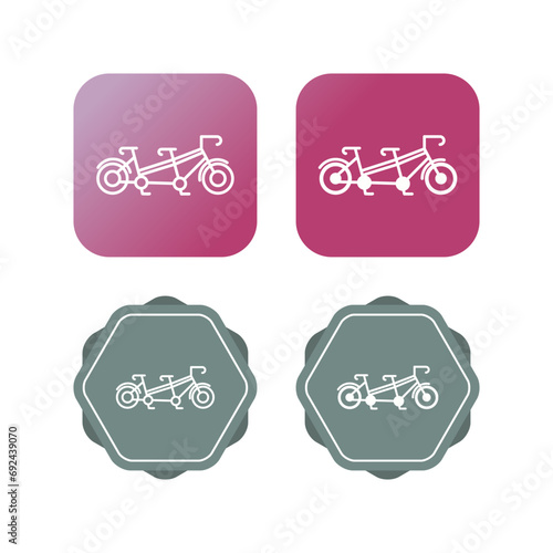 Tandem Vector Icon