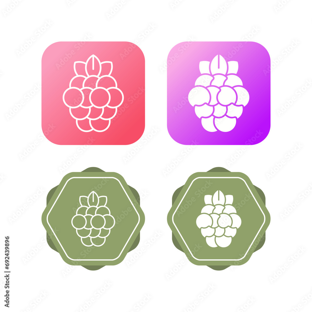 Raspberry Vector Icon Raspberry Vector Icon