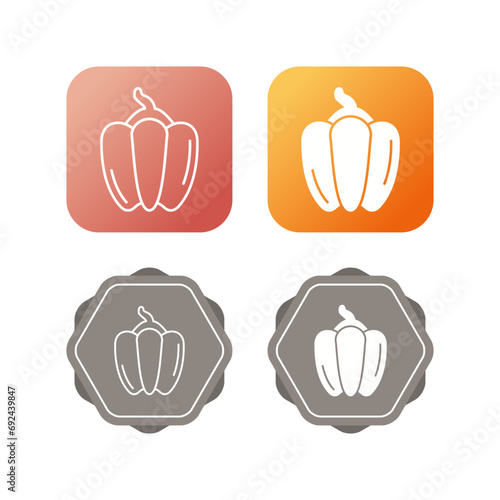 Pepper Vector Icon