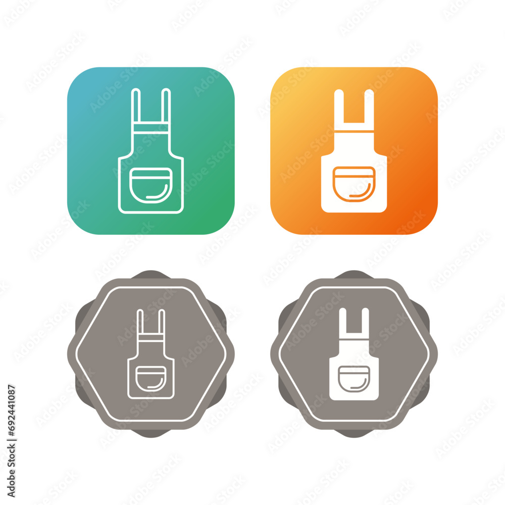 Apron Vector Icon Apron Vector Icon