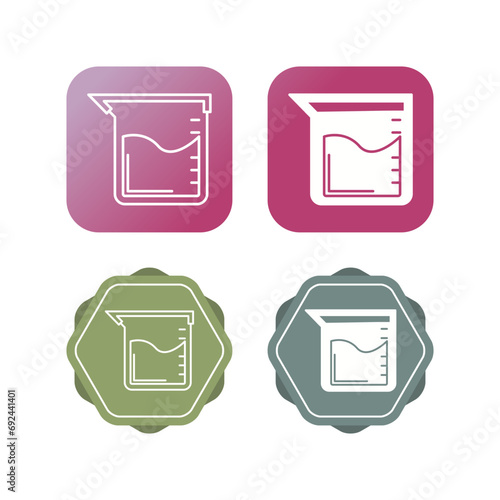 Beaker Vector Icon
