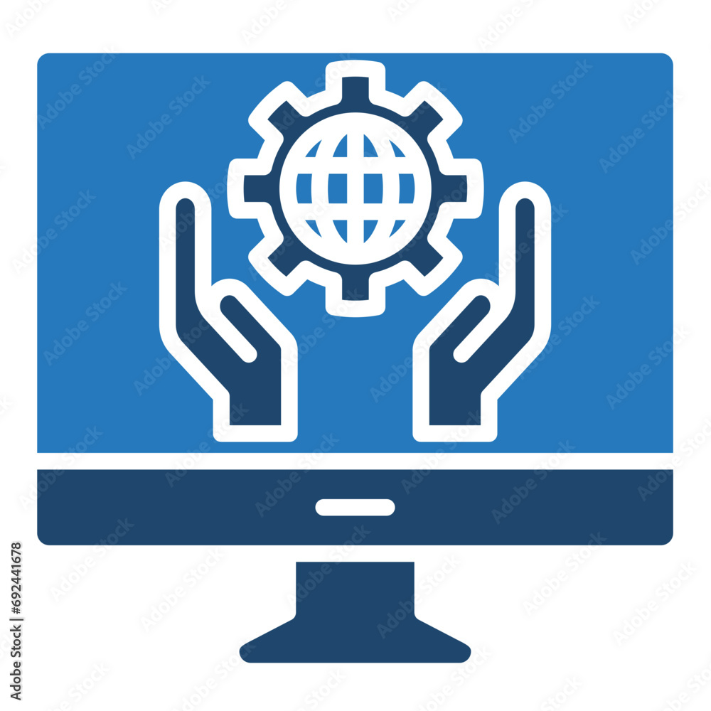 IT Governance icon line vector illustration IT Governance icon line vector illustration
