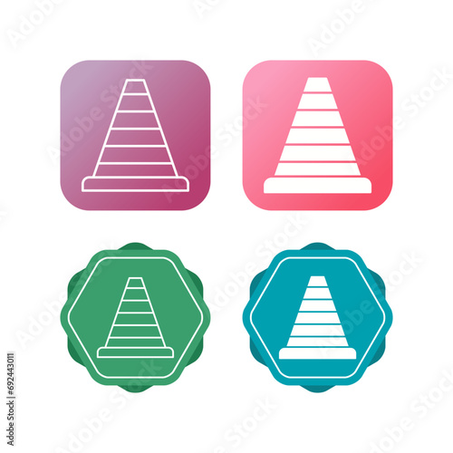 Traffic Cone Vector Icon