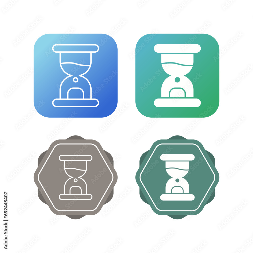 Hourglass Vector Icon Hourglass Vector Icon
