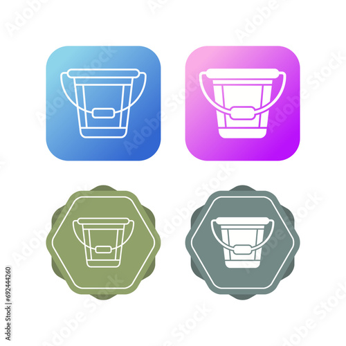 Bucket Vector Icon