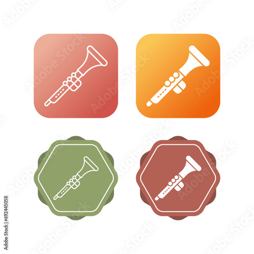 Clarinet Vector Icon