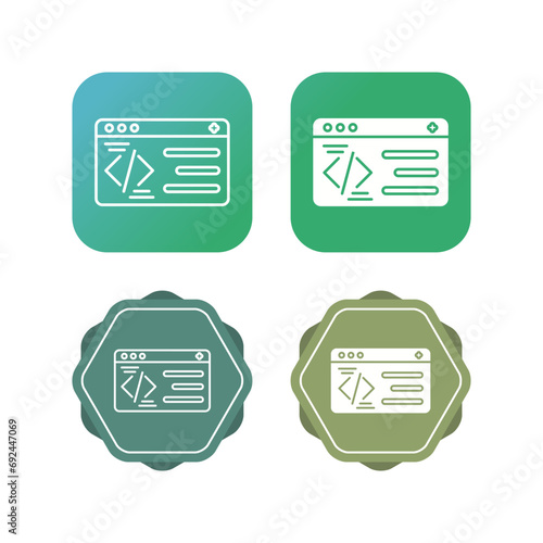 Programming Vector Icon