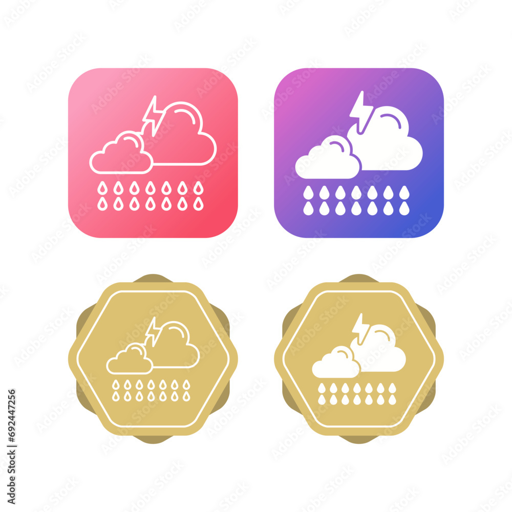 Storm Vector Icon Storm Vector Icon
