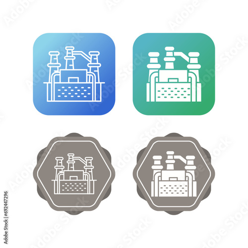 Geothermal Energy Vector Icon