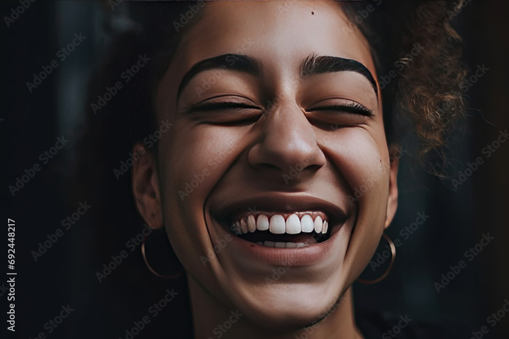 Candid Photo of Person Laughing / Smiling Candid Photo of Person Laughing / Smiling