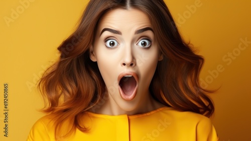 pretty woman surprised