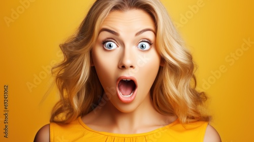 pretty woman surprised