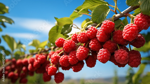 berries on a branch HD 8K wallpaper Stock Photographic Image 