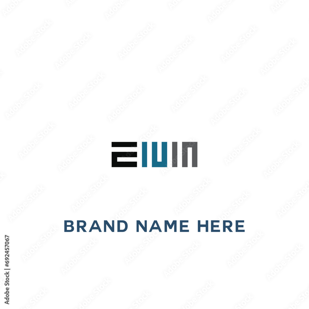 EWM logo. E W M design. White EWM letter. EWM, E W M letter logo design. Initial letter EWM linked circle uppercase monogram logo.