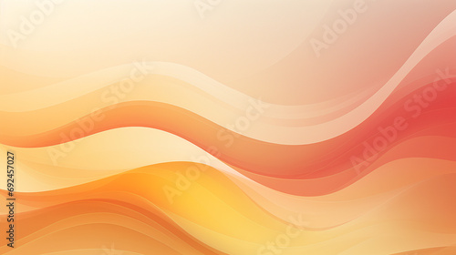 Soft warm colored waves background