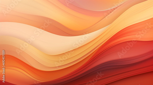 Strong warm colored waves background