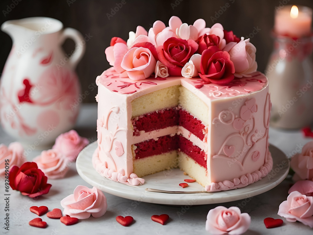 St. Valentine cake 2 St. Valentine cake 2