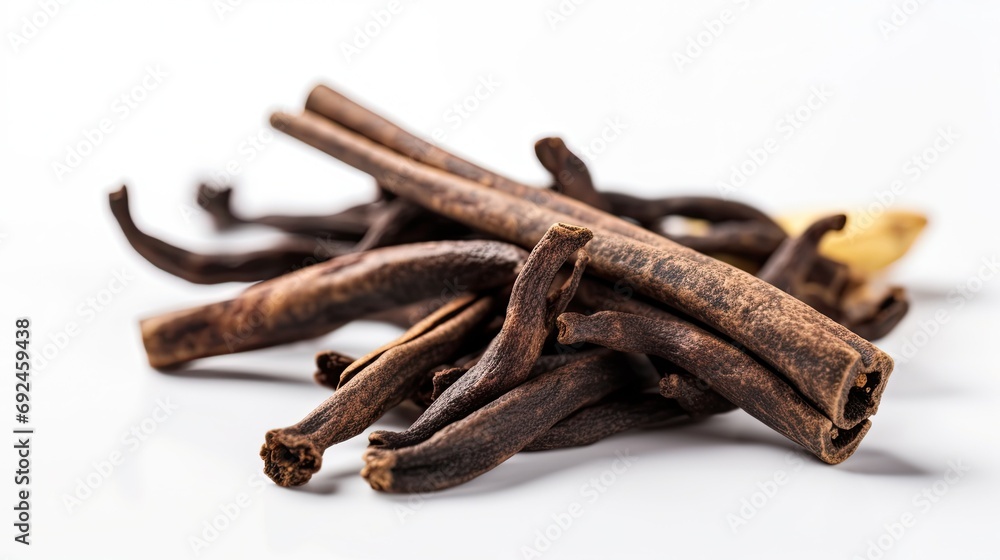 cinnamon sticks, in white isolated background cinnamon sticks, in white isolated background