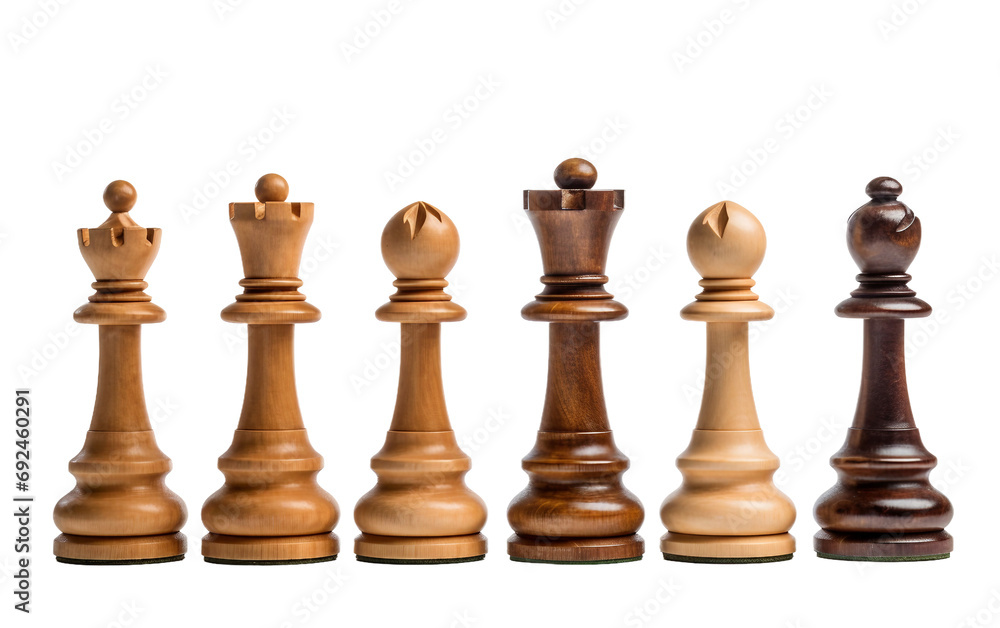 Chess Nostalgic On Isolated Background Chess Nostalgic On Isolated Background