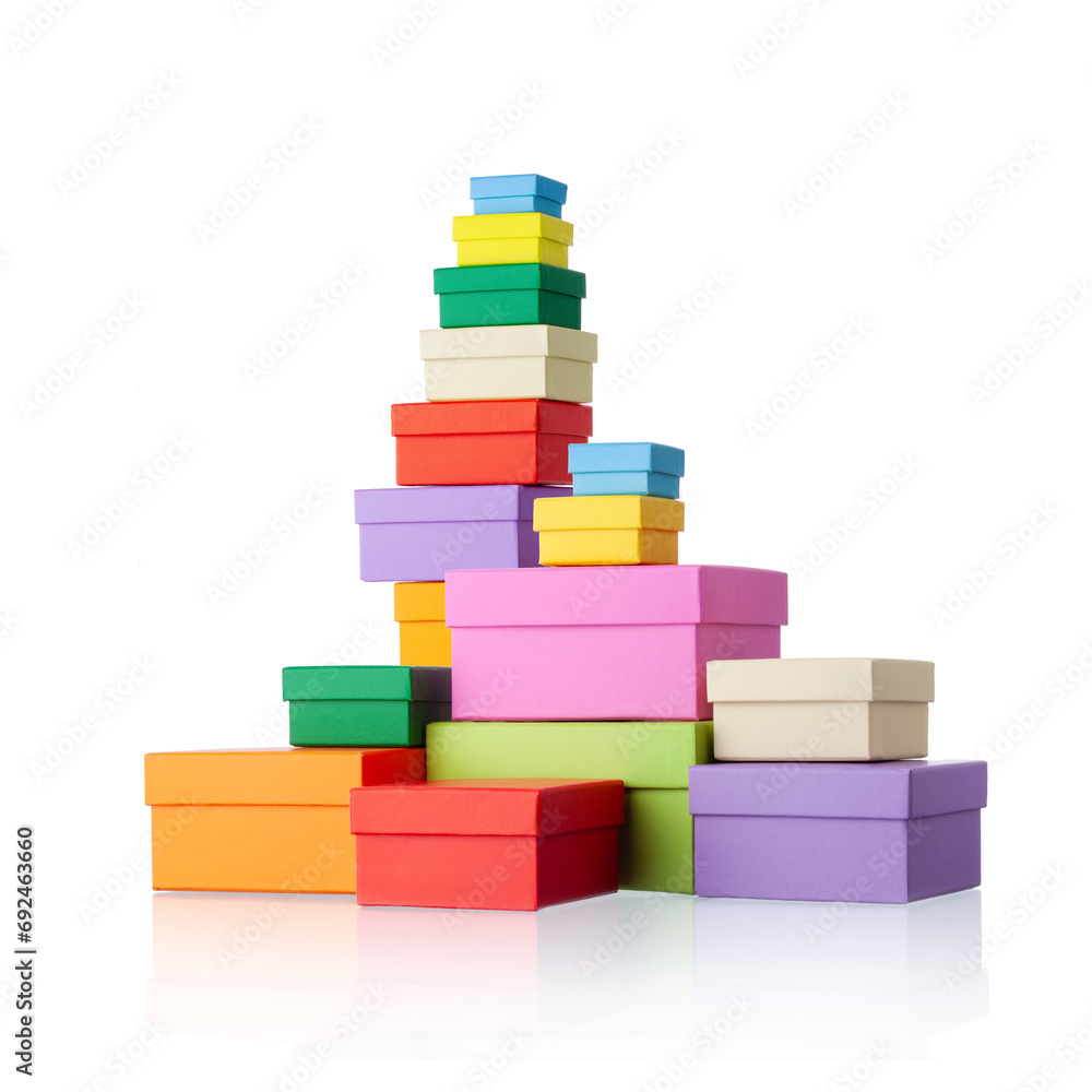 Obraz premium colorful gift boxes