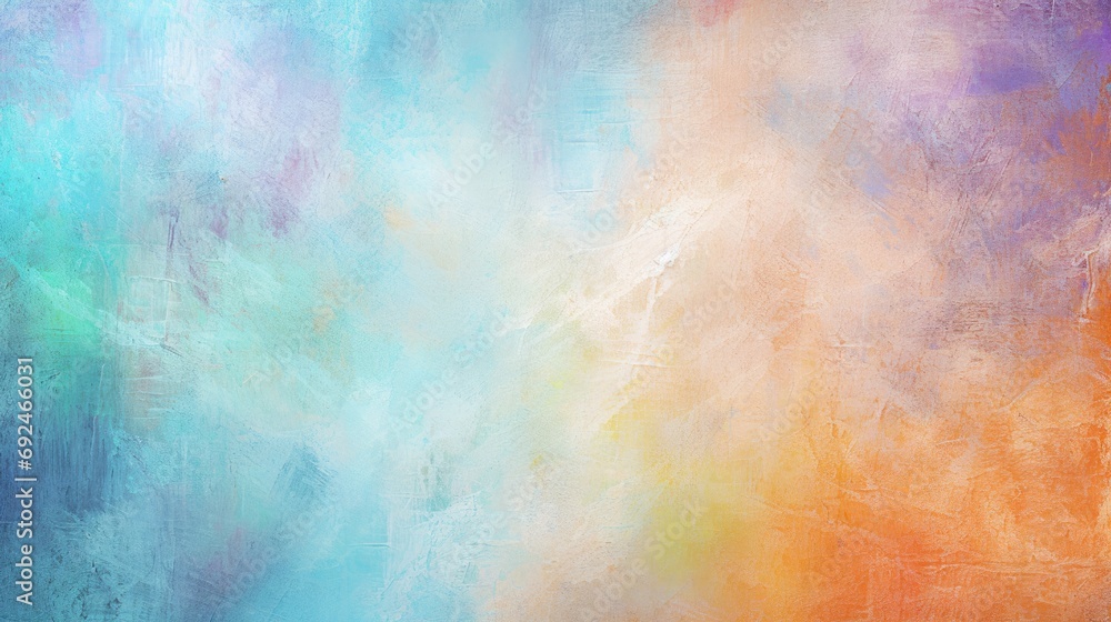 Decorative Pastel Texture. Multicolored Abstract Art Background with Rough and Grainy Textured Noisy Abstraction for Wallpaper