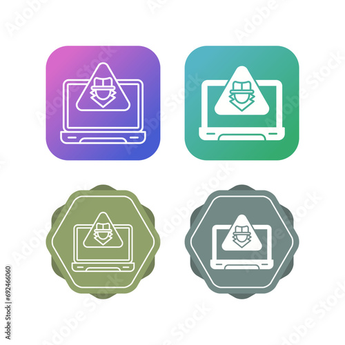 Hacked Vector Icon