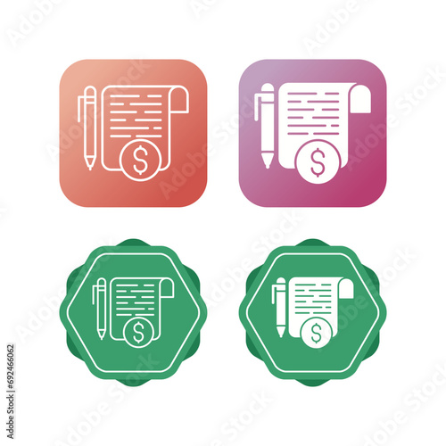 Paid Article Vector Icon