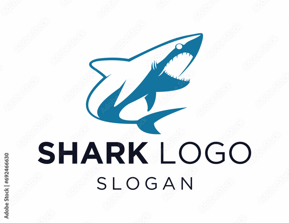 Logo design about Shark on a white background. made using the CorelDraw application. Logo design about Shark on a white background. made using the CorelDraw application.