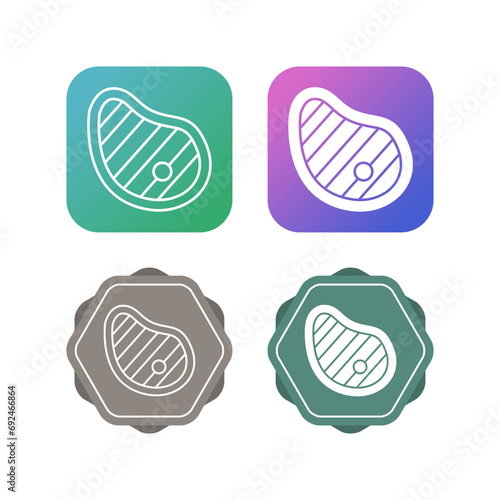 Steak Vector Icon