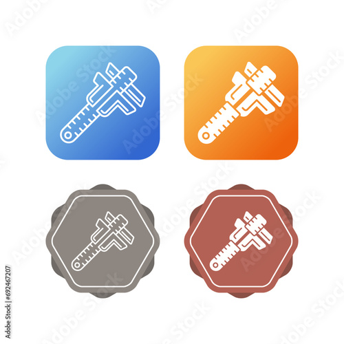 Vernier Caliper Vector Icon