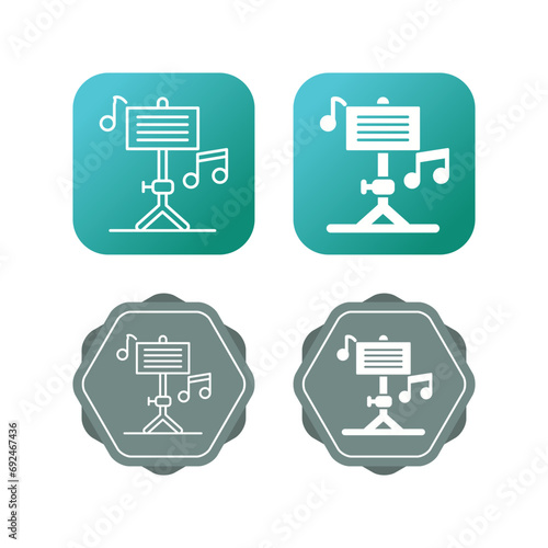 Music Education Vector Icon