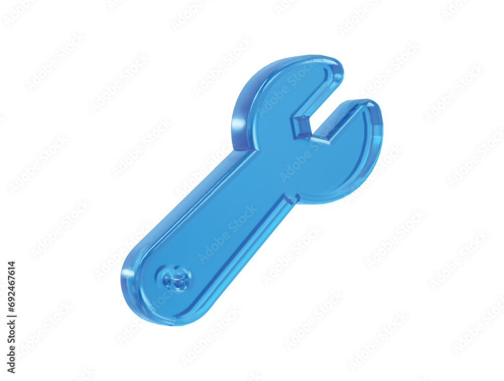 Tools icon 3d rendering element illustration Tools icon 3d rendering element illustration