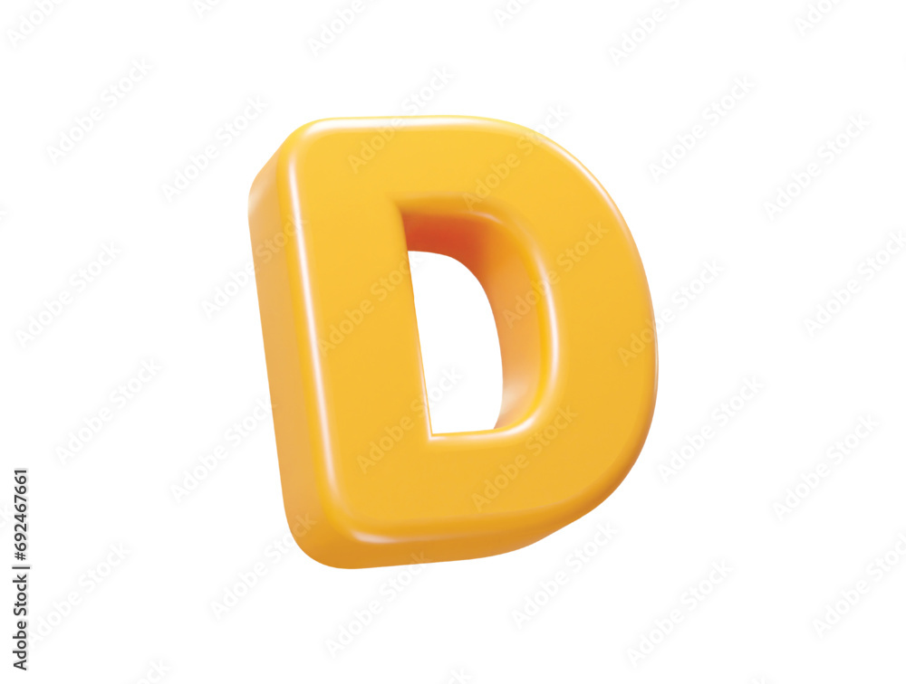 Fototapeta premium Alphabet text effect illustration transparent element