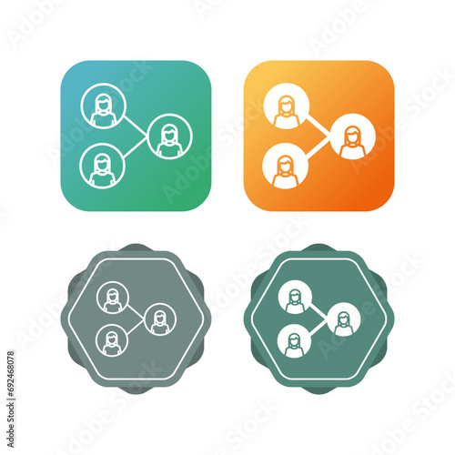 Social Finance Vector Icon