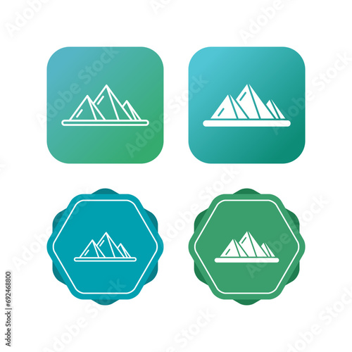 Pyramid Vector Icon
