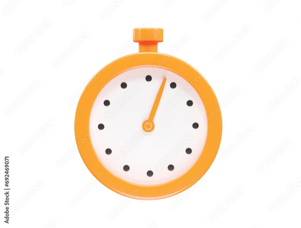 Obraz premium Stopwatch icon rendering 3d illustration element