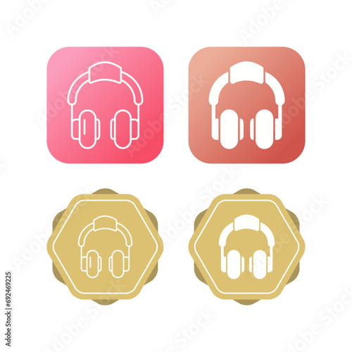 Headphone Vector Icon