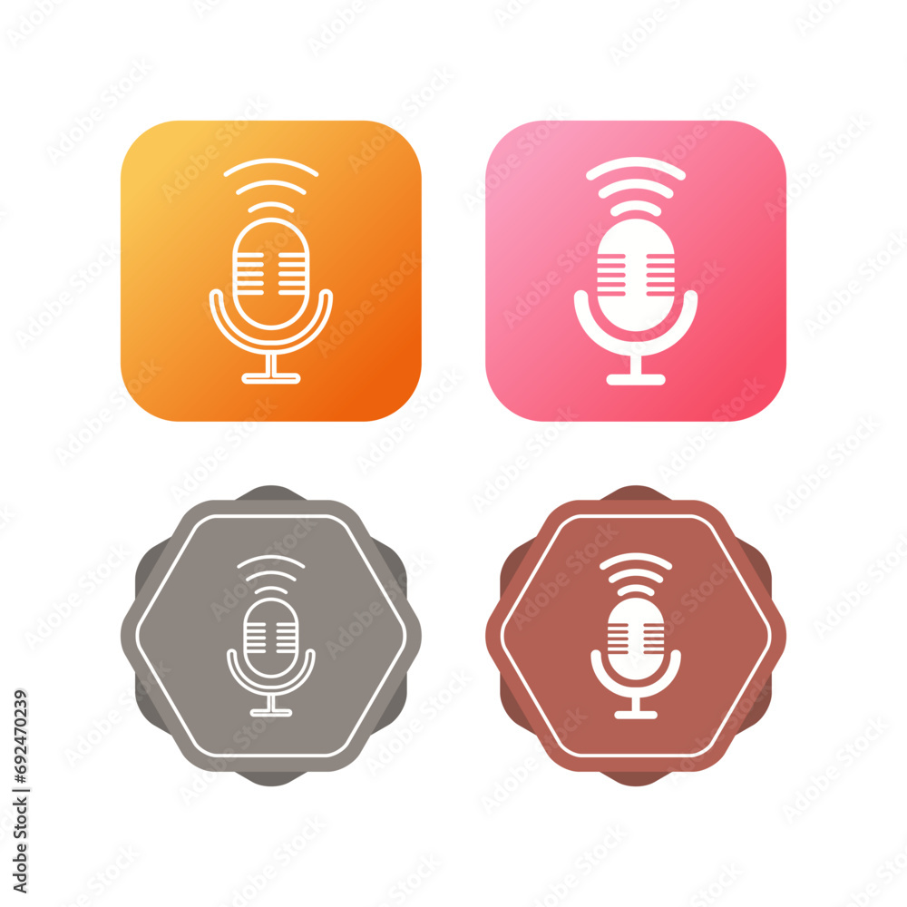 Podcast Vector Icon