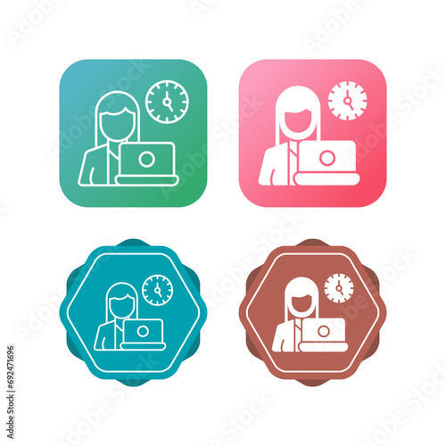 Overtime Vector Icon