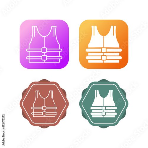 Bulletproof Jacket Vector Icon