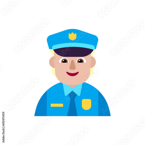 
Police Officer: Medium-Light Skin Tone