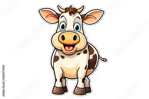 Happy Dutch Cow  PNG 10800x7200 