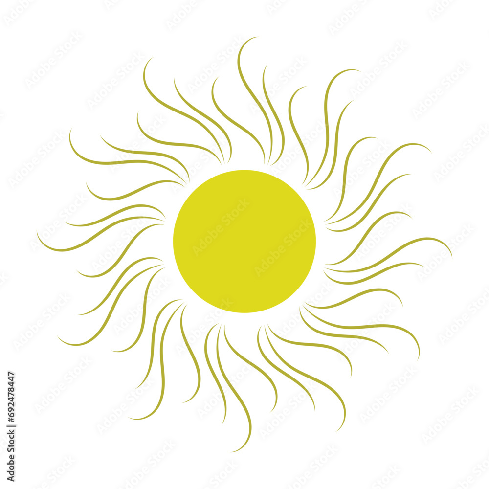 Naklejka premium Sun Element