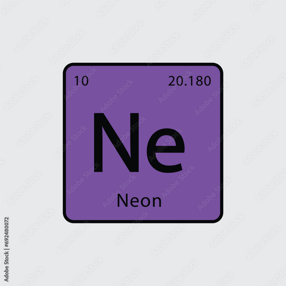 Periodic table icon vector logo design template Periodic table icon vector logo design template