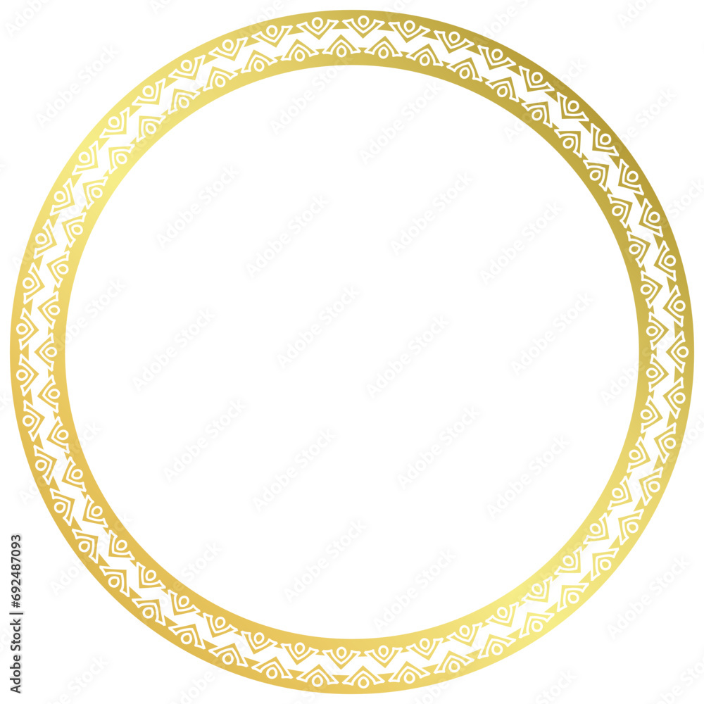 gold frame circle pattern For medals and awards gold frame circle pattern For medals and awards