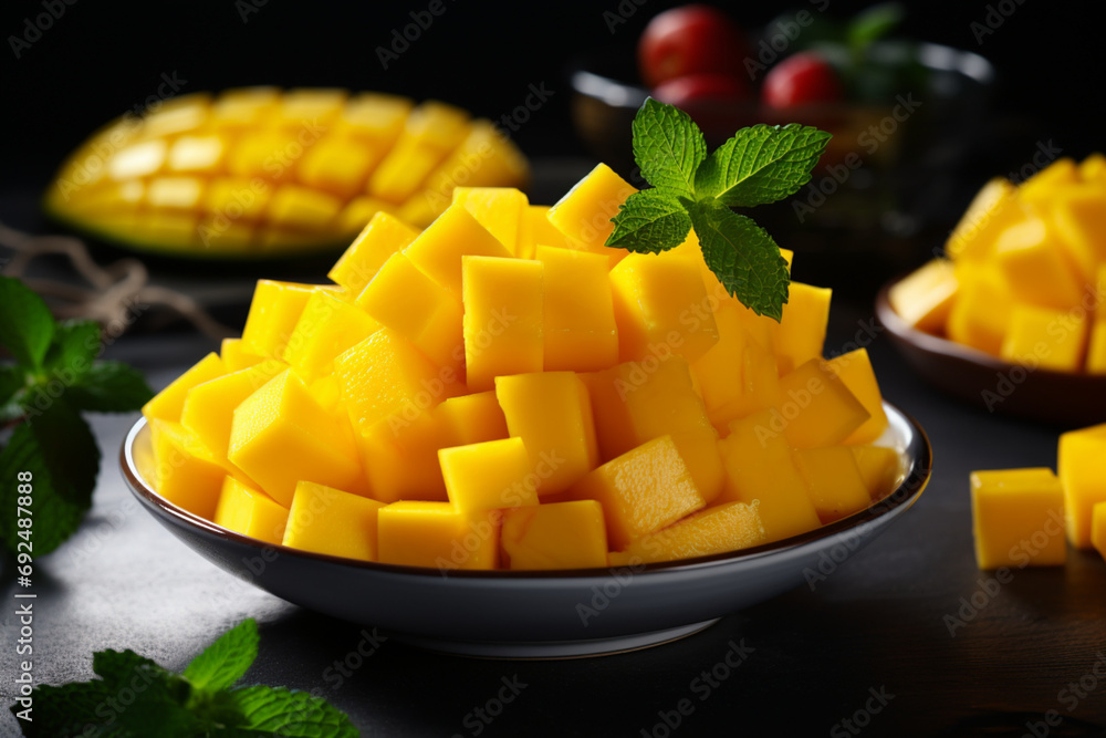 mango and pineapple mango and pineapple