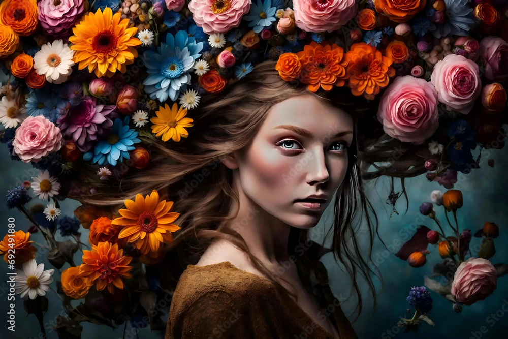 Fantastical Flowers with Reality Blending Fantastical Flowers with Reality Blending