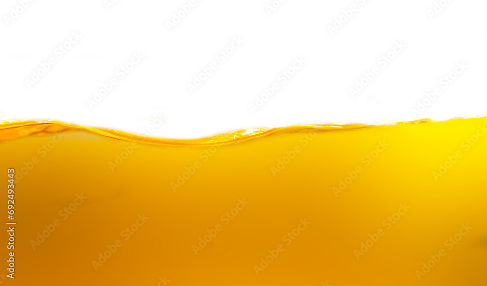 Appearance surface poured brownish yellow lubricant liquid for bubbles background can use cooking oil. - obrazy, fototapety, plakaty 